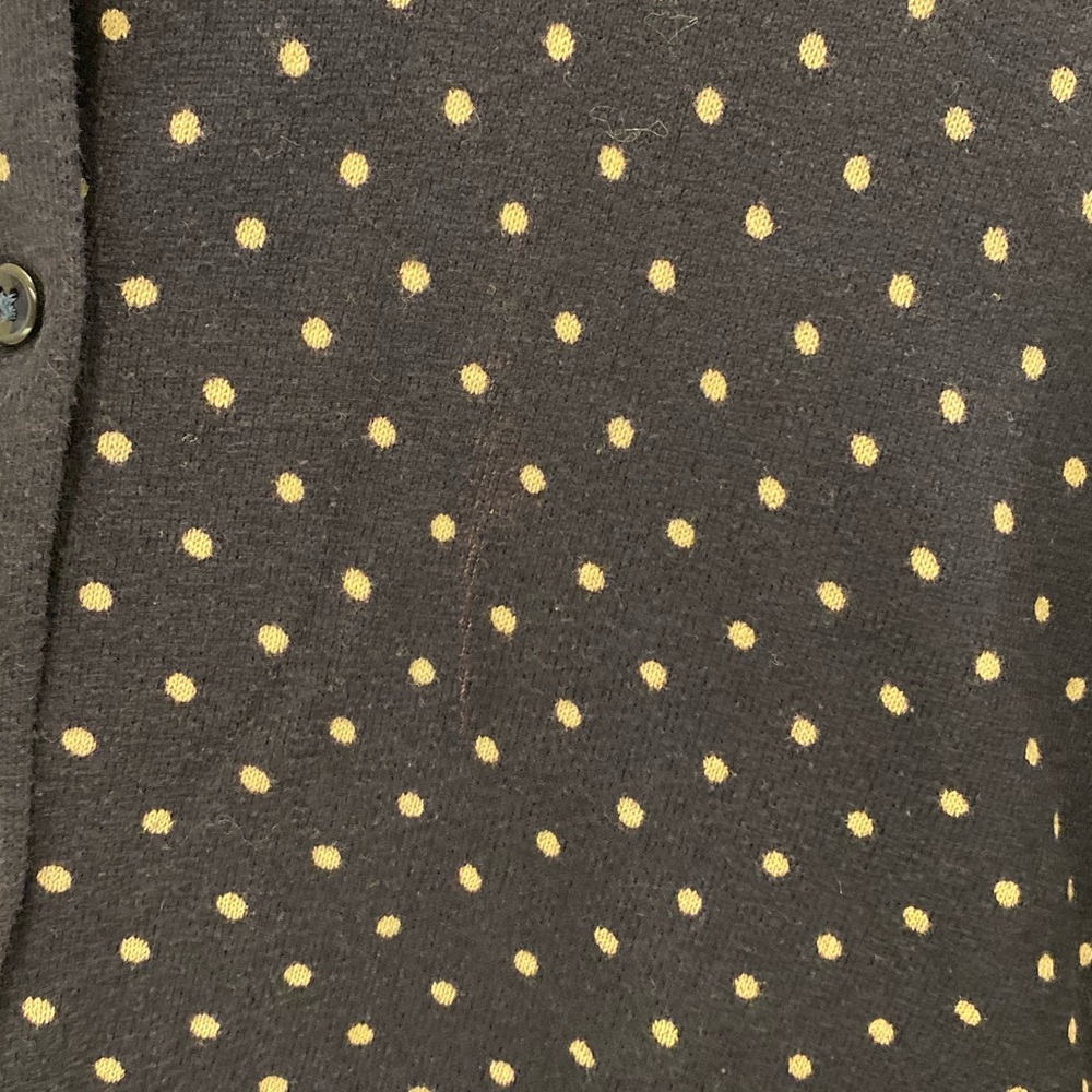 Tommy Hilfiger navy blue polka dot cardigan - Picture 7 of 7